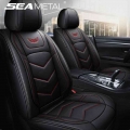 Luxury Car Seat Covers Interior Automobiles Seat Protector Set Seametal Four Seasons Seat Cushion Covers Chair Auto Accessories