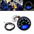 Motorcycle Panel Speedometer Night Vision Dial Odometer LED Multi function Digital Indicator Tachometer Fuel Meter|Instruments|