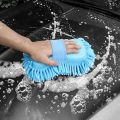 Car Cleaning Brush Cleaner Tools Microfiber Super Clean Car Windows Blue Brown And Orange Cleaning Sponge Product Cloth|Sponges,