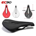 Ec90 Bicycle Seat Mtb Road Bike Saddles Pu Ultralight Breathable Comfortable Seat Cushion Bike Racing Saddle Parts Components -
