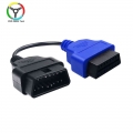 Newest 1pcs for Fiat Ecu Scan Adaptor Connector 16pin OBD2 16pin Cable OBD Cable For Fiat Alfa Romeo 6 Color with High Quality|