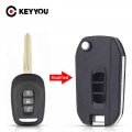 KEYYOU Modified Remote Key Shell Case Fob For Chevrolet Captiva Opel Antara 3 Buttons 2006 2007 2008 2009 2010 Uncut New Arrivel