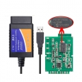 ELM327 V2.1 USB OBD2 cable coder reader scanner super mini elm 327 V1.5 bluetooth wifi for PC/Android/ios auto diagnostic tool|d