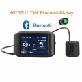 750C Bluetooth Function Display For BAFANG BBS01 BBS02 BBSHD Mid Drive Display Mid Motor Meter Control Panel Mid Drive System|El