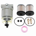R12h (r12t Upgrade) Fuel Water Separator Marine Replaces S3240 120at Npt Zg1/4-19 Spin-on Filter Includes 2 Fittings 2 Plugs - F