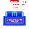 Vxdiag Mini Elm327 Obd2 Scanner Bluetooth-compatible V2.1/v1.5 Code Reader Auto Car Diagnostic Tool For Android Obd2 Protocols -