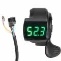 E-bike Thumb Throttle Lcd Digital Battery Voltage Display Electric Vehicle Voltmeter Switch Handle Finger Thumb Throttle - Elect
