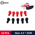 Vehemo Durable 10pcs Black Red Car Battery Insulating Cover Terminal Boot Round Rubber 20x12mm Insulating Cover Tool - Battery C