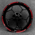 For Yamaha Yzf R1 Motorcycle 17 Inch Wheel Hub Multicolor Decal Decorative Rim Waterproof High Reflective High grade Stickers|De