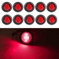 10PCS LED 12V Auto Car Bus Truck Wagons Side Marker Indicator RED trailer lights Rear Side Lamp camion Truck Accessories|Truck L