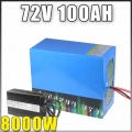 72V 100AH 8000W Electric bicycle motorcycle scooter Lithium Battery Pack with 3000W 5000W BMS 5A Charger|Electric Bicycle Batter