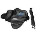 New Waterproof Motor Tank Bag Black Oil Fuel Tank Bag Magnetic Motorbike Saddle Bag Single Shoulder Bag Motorcycle Backpack - Ba
