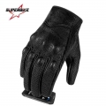 Motorcycle Gloves Leather Touch Screen Summer Mitten Half Finger Men Women Racing Cycling Glove Luvas Da Motocicleta Os Carros -