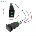 High Qualtiy Dc12v Rear Fog Light Push Switch 4 Wire Button For Toyota Camry Prius Corolla May-8
