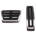 Stainless Steel Car Pedal Pads Cover At Case For Audi Q7 Sq7 Porsche Cayenne For Vw Touareg