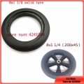 8 inch wheels 8x1 1/4 electric scooter solid tire 8*1 1/4 solid tire 200*45 non inflation solid tire 20x45 wheel|T