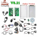 Full Adapters Carprog 8.21 With Keygen Online Version Car Prog V8.21 Repair Tool ECU Programmer ECU Chip Scanner Tuning Tool|Cod