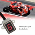 Motorcycle Super 6 Speed display Digital Universal off road moto motocross LED light Neutral Gear Indicator display|Instruments|