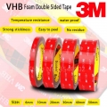 3M Double Sided Tape For Car VHB Strong Sticky Adhesive Tape Anti Temperature Waterproof Office Decor Thickness 0.8mm|Double-Sid