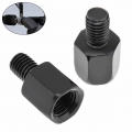 2pcs Motorcycle Rearview Mirror Adapter M10 M8 8mm 10mm Right Left Hand Thread Conversion Bolt Motorbike Rear Mirror Screw|Side