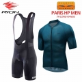 RION 2021 Summer Elastic Interface® Paris HP Men Bib Shorts MTB Cycling Sets Pro Jersey Shirt Bicycle Clothing Suits Bike Tights