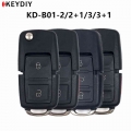 5/10/30pcs,KEYDIY KD900 B Series Remote Control KD B01 2/2+1/3/3+1 Buttons Car Key for VW KD X2 Key Programmer KDMINI Machine|bu
