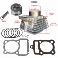 Big Bore Top Engine Parts Refitted Water Cooled Cylinder Piston Kits Set For Honda CG200 200cc CG 200|Engines| - Ebikpro.