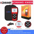 KONNWEI KW808 CAN Bus Engine Code Reader Diagnotics Tool OBD2 Automative Car Scanner Multi Language Work on all 1996 Vehicles|Co