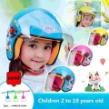 Children Helmet Scooter Helmet Crash Helmet Boy And Girl Kid Lovely Winter Motorcycle Helmet Sunshade Sun Protection|Helmets|