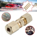 5Pcs 33 x 10mm Brass Straight Reducer Compression Fitting Connector 3/16" OD Tube Hydraulic Brake Lines Union|Nuts & Bo