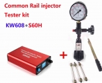 Free Ship! Common Rail Injector Tester Kw608 Multifunction Diesel Usb Injector Tester + S60h Common Rail Injector Nozzle Tester