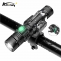 USB Rechargeable LED Bicycle Light Super Bright 3 Lighting Modes Flashlight Waterproof Zoom Bike Accessories Using 18650 Battery