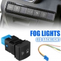 Rocker Switch On-off Fog Lights Led Light Bar Dashboard Dash Led Push Button Switch For Toyota Camry Rav4 Corolla
