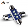 Nlpearl 2x Signal Lamp C5w Led Canbus C10w Bulb Festoon Cree Led 31mm 36mm 39mm 41mm Car Interior Light License Plate Lamp 12v -