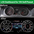 Digital Dashboard Panel Virtual Instrument Cluster Cockpit Lcd Speedometer Carplay For Volkswagen Vw Golf Mk7 Gti Passat B8 - Ga