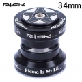 Risk Mountian Road Bike DH 341 34mm External Cup Headset Aluminium MTb Straigh Tube Head Parts 28.6mm External Bearing Head Sets