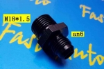 male M18 P1.5 M18 * 1.5 M18*1.5 18*1.5 to 6an an6 an 6 male adaptor adapter Fitting|adapter fitting|an 6an fittings - Officemati