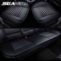 Car Seat Covers Universal Pu Leather Seat Cover Four Seasons Automobiles Covers Cushion Auto Interior Accessories Mat Protector