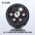 6 in 1 Spray Nozzle For Lithium Battery Wireless Car Washing Machine Combination Gun Head Multi function Quick Connection|Water