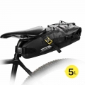 Rhinowalk 5L Bike Waterproof Bicycle Saddle Bag Reflective Large Capacity Foldable Tail Rear Bag Cycling MTB Trunk Pannier|Bicyc