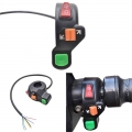 Motorcycle Scooter 7/8" Handlebar Horn Turn Signals Lights Controller Switch - Motorcycle Switches - Ebikpro.com