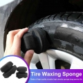 Car Tire Wax Sponge Steering Wheel Refurbishment Protector Scratch Remover Easily Washed Wax Sponge|Sponges, Cloths & Brushe