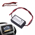 Speedwow Car Rearview Camera Power Relay 12v Car Backup Camera Relay Regulator Car Camera Power Relay Capacitor Filter Connector