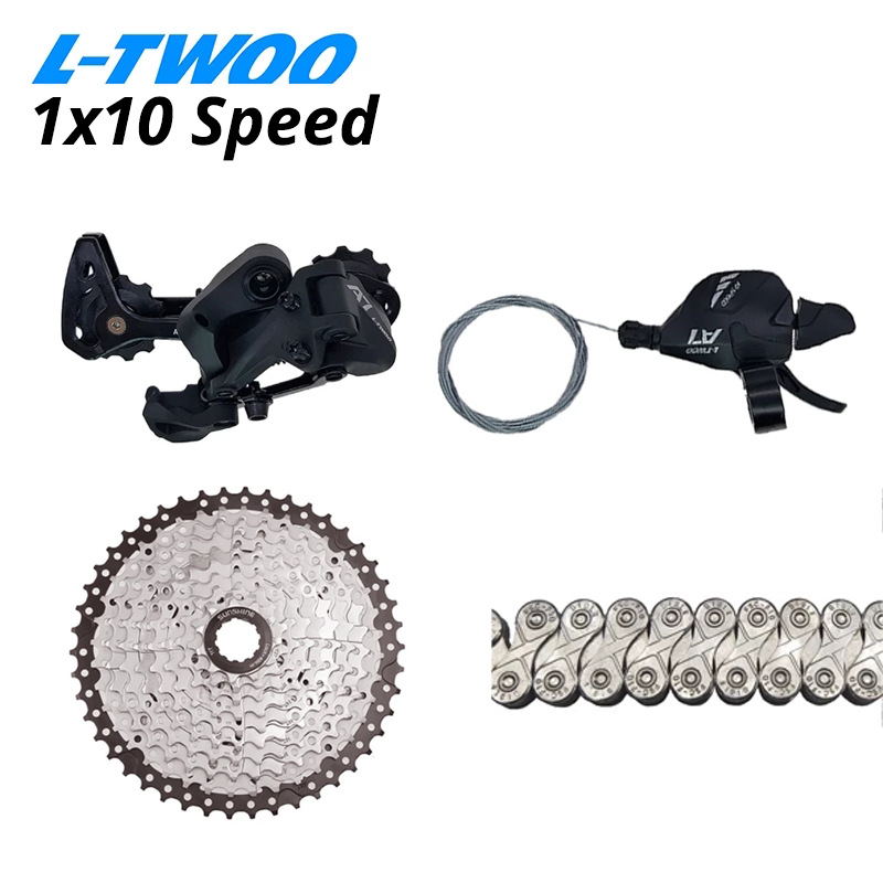 Ltwoo A7 1x10s Groupset 10 Speed Shift Lever Derailleur Sunshine Cassette 42t 46t 50t Vxm Chains 32t 34t 36t 38t - Bicycle Derai