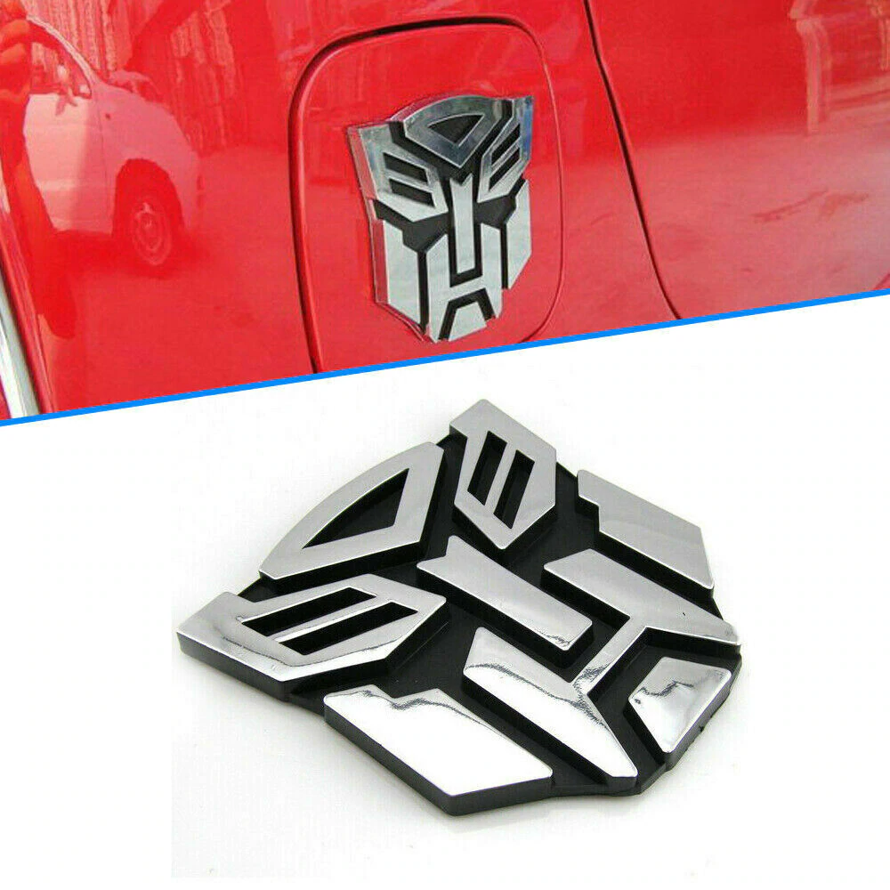 3d Car Stickers Transformers Badge Emblem Tail Decal Cool Autobots Logo Car Styling Motorcycle Car Accessories Automobile