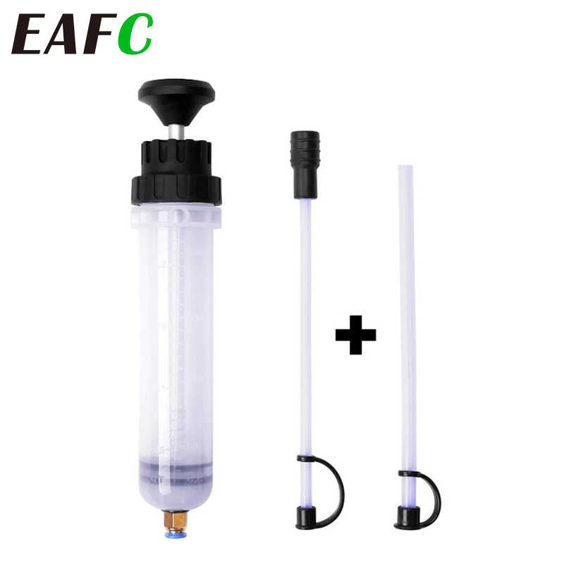 Car Oil Fluid Extractor 200cc Filling Syringe Bottle Transfer Automotive Fuel Extraction Hand Pump Dispenser Auto Tool - Fuel Pu
