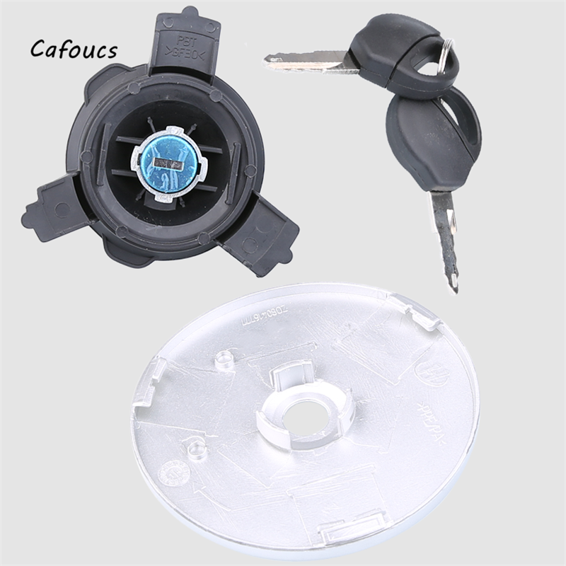 Fuel Tank Inner Cover Lock With Two Keys For Peugeot 206 207 For Citroen C2 Fuel tank Lock Outer cover Car Oil Tank Cap 1508H2|T