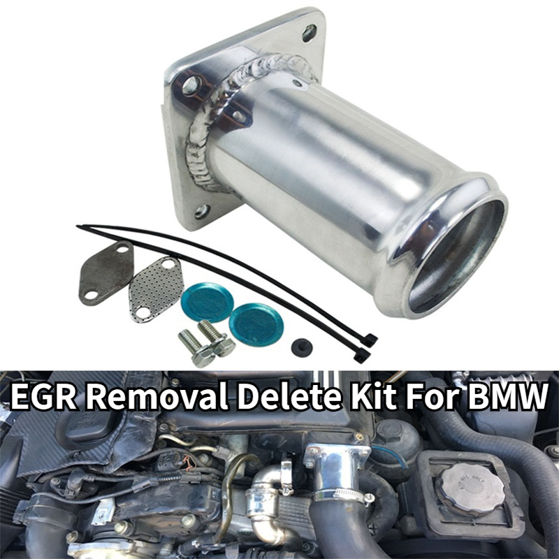 Aluminum EGR Delete Kit EGR Removal Kit Blanking Bypass For BMW E46 318d 320d 330d 330xd 320cd 318td 320td E39 520d 525d 530d X5