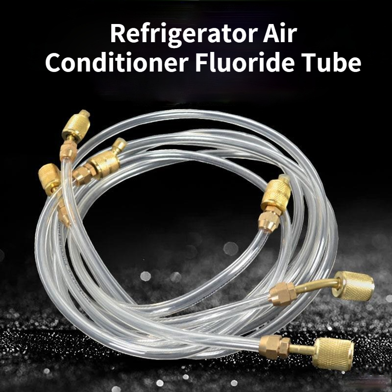 120/150cm Air Conditioning Add Fluoride Tube High Pressure Freon Pipe Refrigerator Liquid Add Fluorine Hose Air Conditioner Part