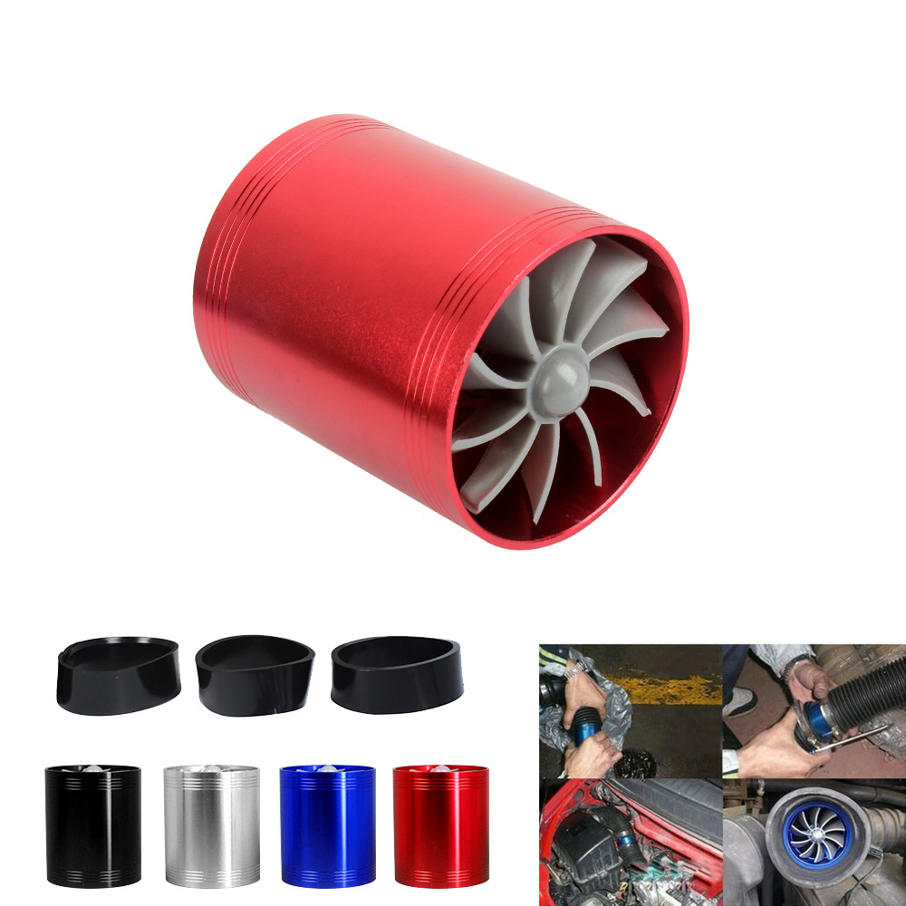 Car Vehicle Turbocharger Turbo Compressor Fuel Saving Fan with Rubber Covers|Turbocharger| - ebikpro.com